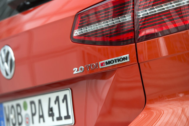 Volkswagen Passat Alltrack, anagrama trasero
