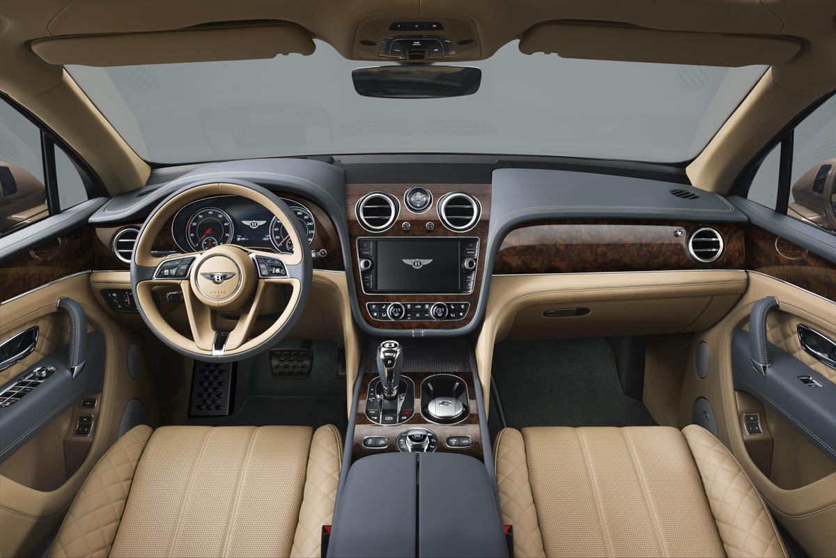 Bentley Bentayga, interior