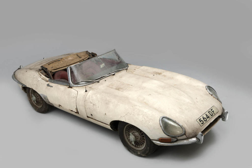 Jaguar E-Type 1961 antes de restaurar
