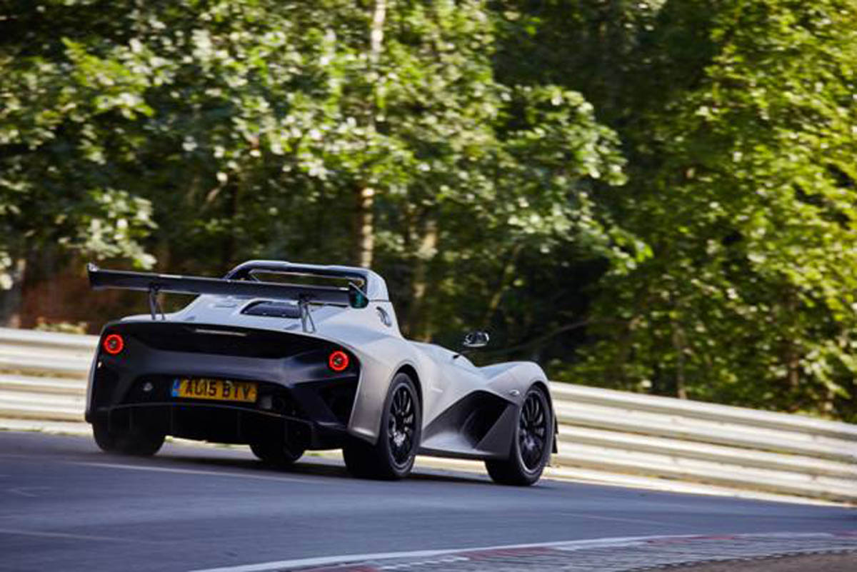 Lotus 3-Eleven Nurburgring, trasera