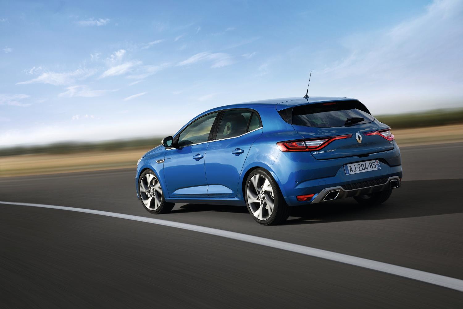 Renault Megane GT 2016, trasera