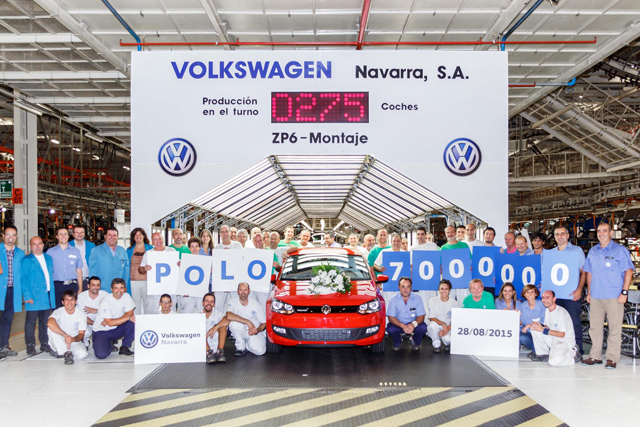 El VW Polo 7 millones sale de la planta de Navarra