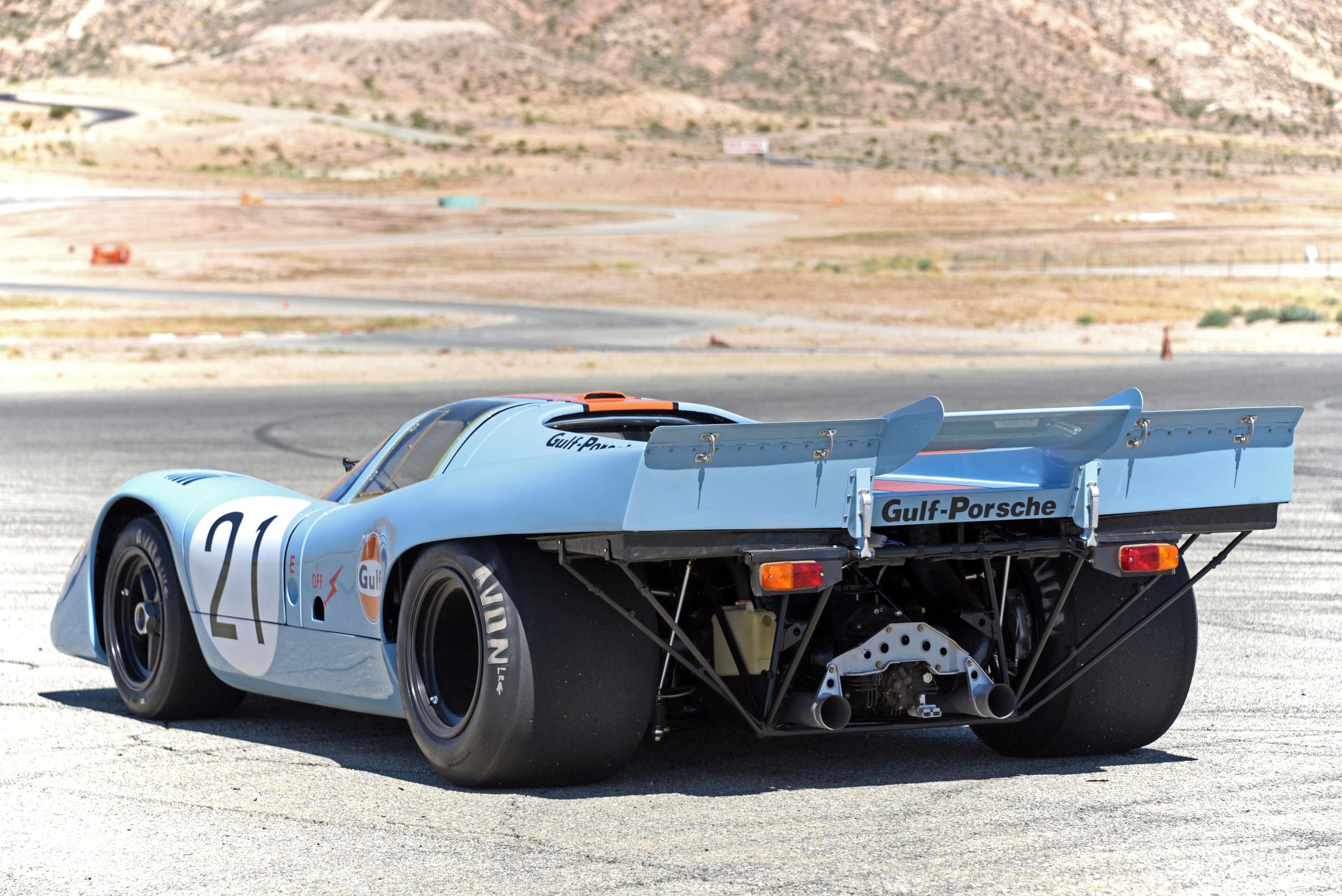 El Porsche 917K trasera