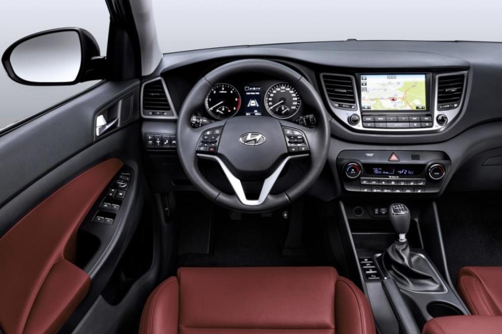Interior Hyundai Tucson 2015