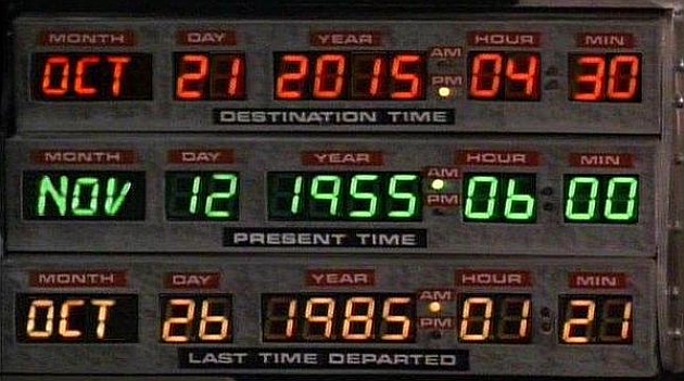 Marti McFly eligió el 21 de octubre de 2015 en la segunda parte de la saga
