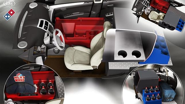Interior Chevrolet Spark Domino's Pizza