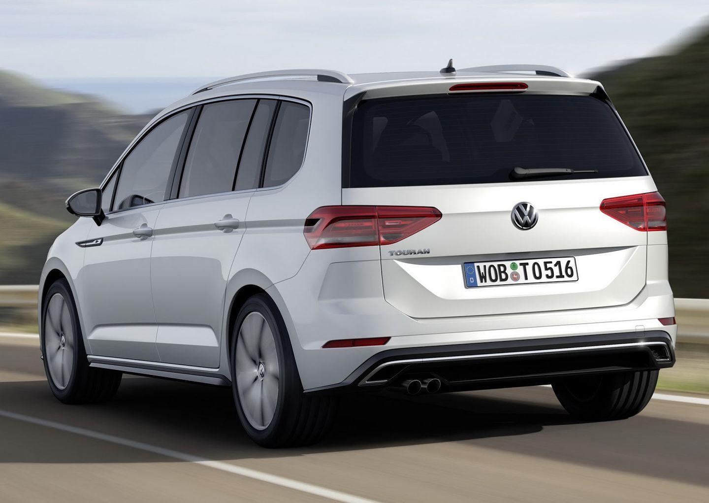 Volkswagen Touran, trasera