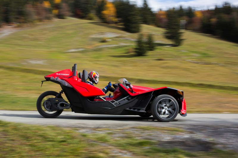 Polaris Slingshot: Primera prueba