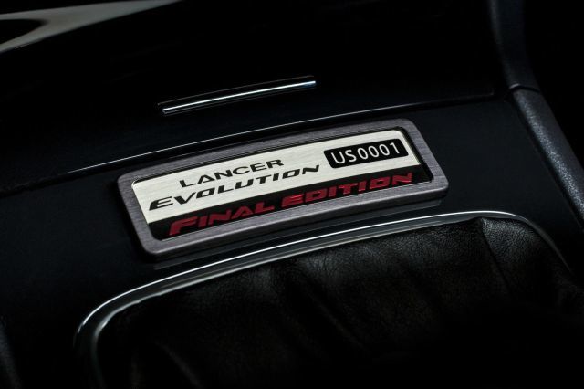 Placa identificativa Mitsubishi Lancer EVO Final Edition