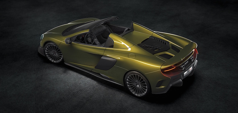 McLaren 675LT Spider trasera