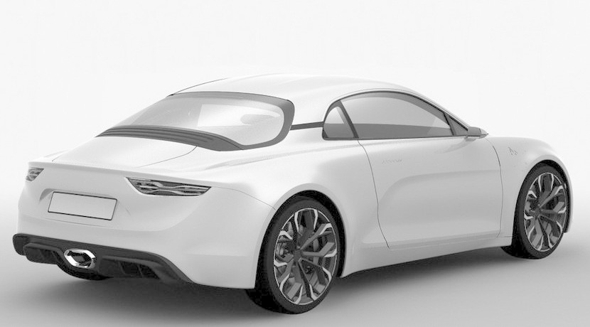 Trasera boceto Alpine AS1 2016