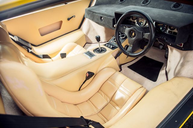 Interior Lamborghini Countach 400S de 1981