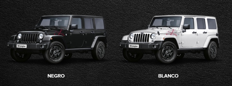 Colores Jeep Wrangler Backcountry