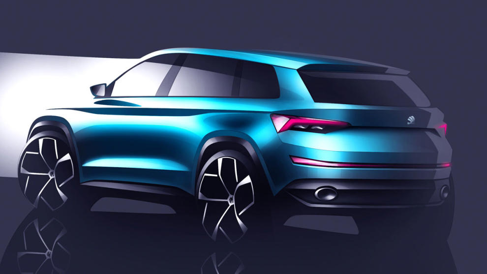 Trasera Skoda Vision S
