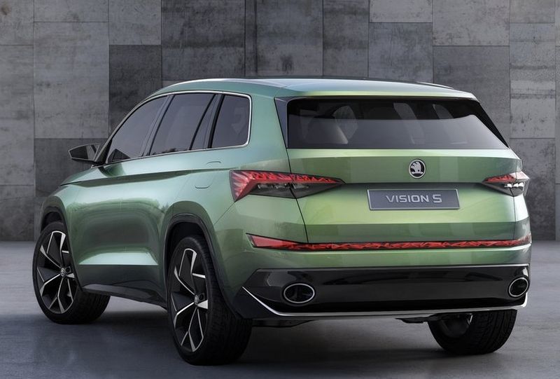 Trasera Skoda VisionS Concept