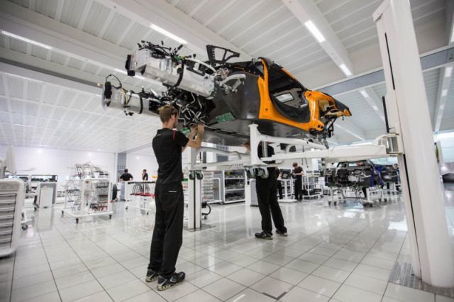 Línea de producción de McLaren