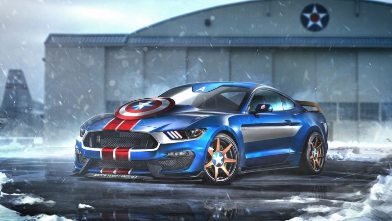 Ford Mustang Capitán América
