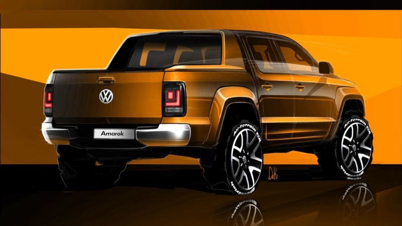 Trasera nuevo Volkswagen Amarok
