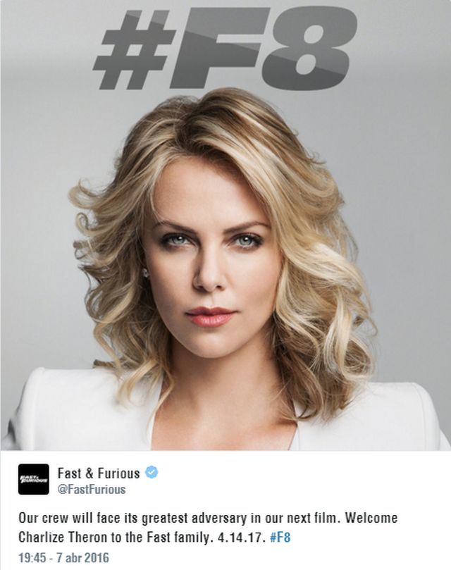 Charlize Theron estará en A Todo Gas 8