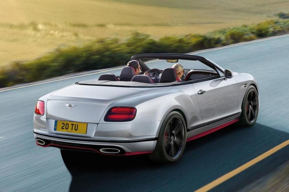Trasera Bentley Continental GT Speed Black Cabrio
