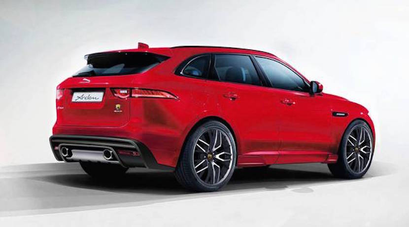 Trasera Jaguar F-Pace preparado por Arden