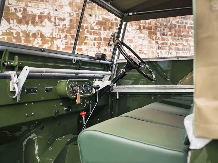 Interior Land Rover Serie I Reborn