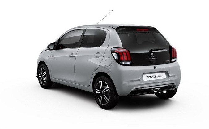 Trasera Peugeot 108 GT Line