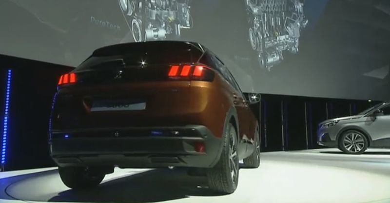 Trasera Peugeot 3008 2016