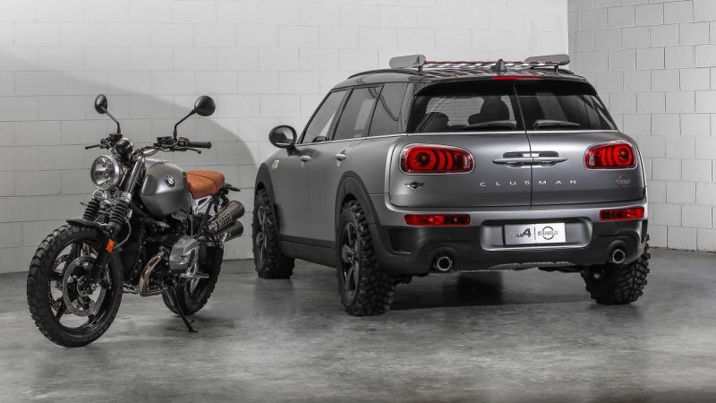 Trasera Mini Clubman ALL4 Scrambler Concept