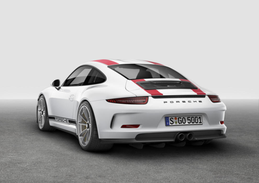 Trasera Porsche 911 R