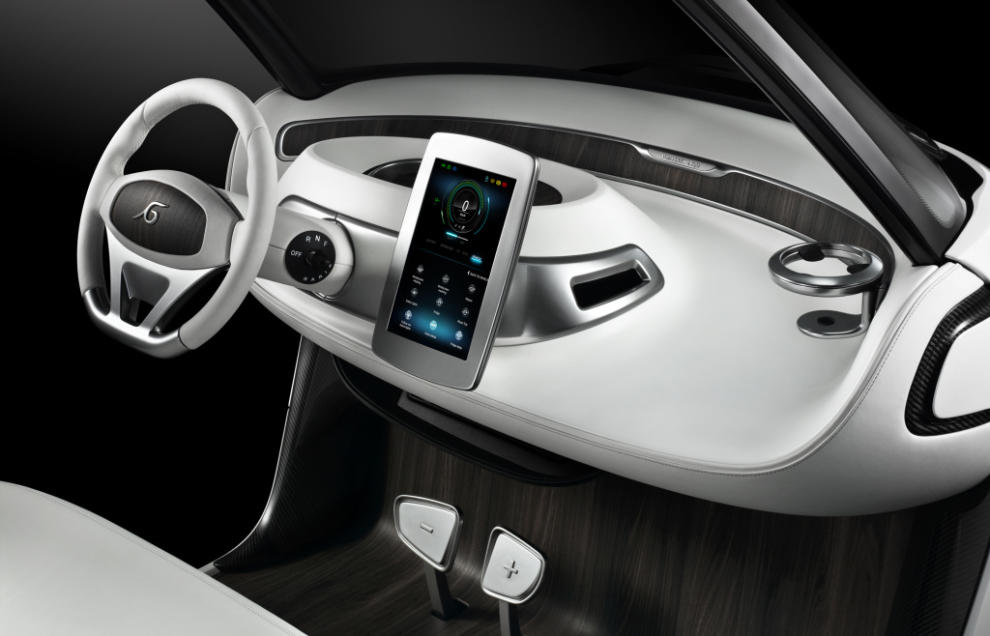 Interior carrito de golf Mercedes