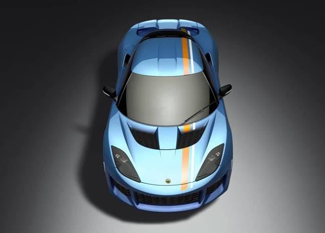 Parte superior edición especial Lotus Evora 400