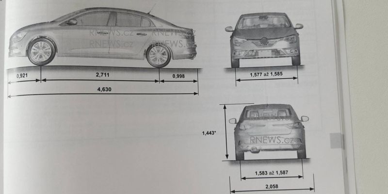 Planos Renault Mégane Sedán