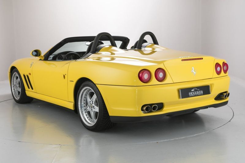 Trasera Ferrari 550 Barchetta Pininfarina