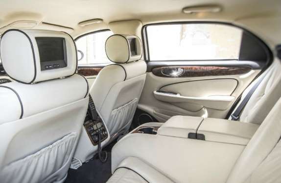 Interior del Jaguar de Margaret Thatcher