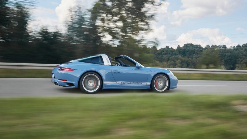 Lateral Porsche 911 Targa 4S Design Edition