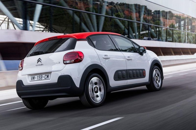 Trasera Citroën C3 2017