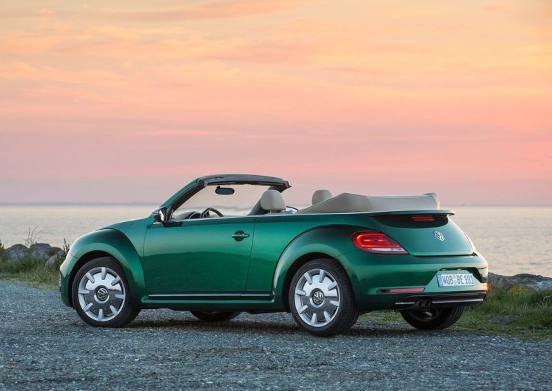 Trasera Volkswagen Beetle Cabrio 2017