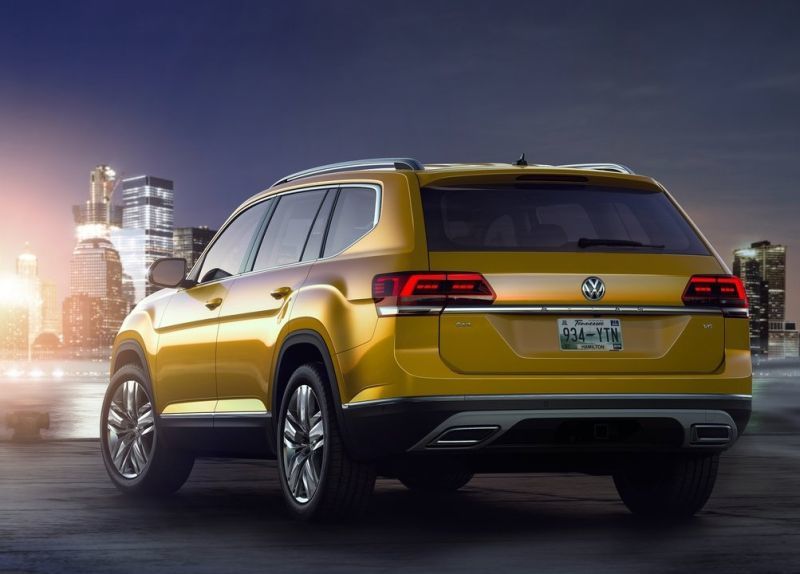 Trasera Volkswagen Atlas