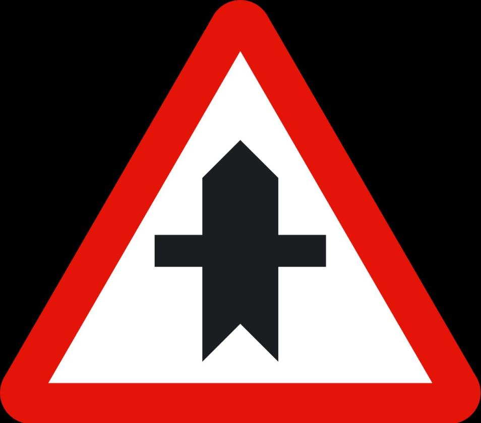 Intersección con prioridad