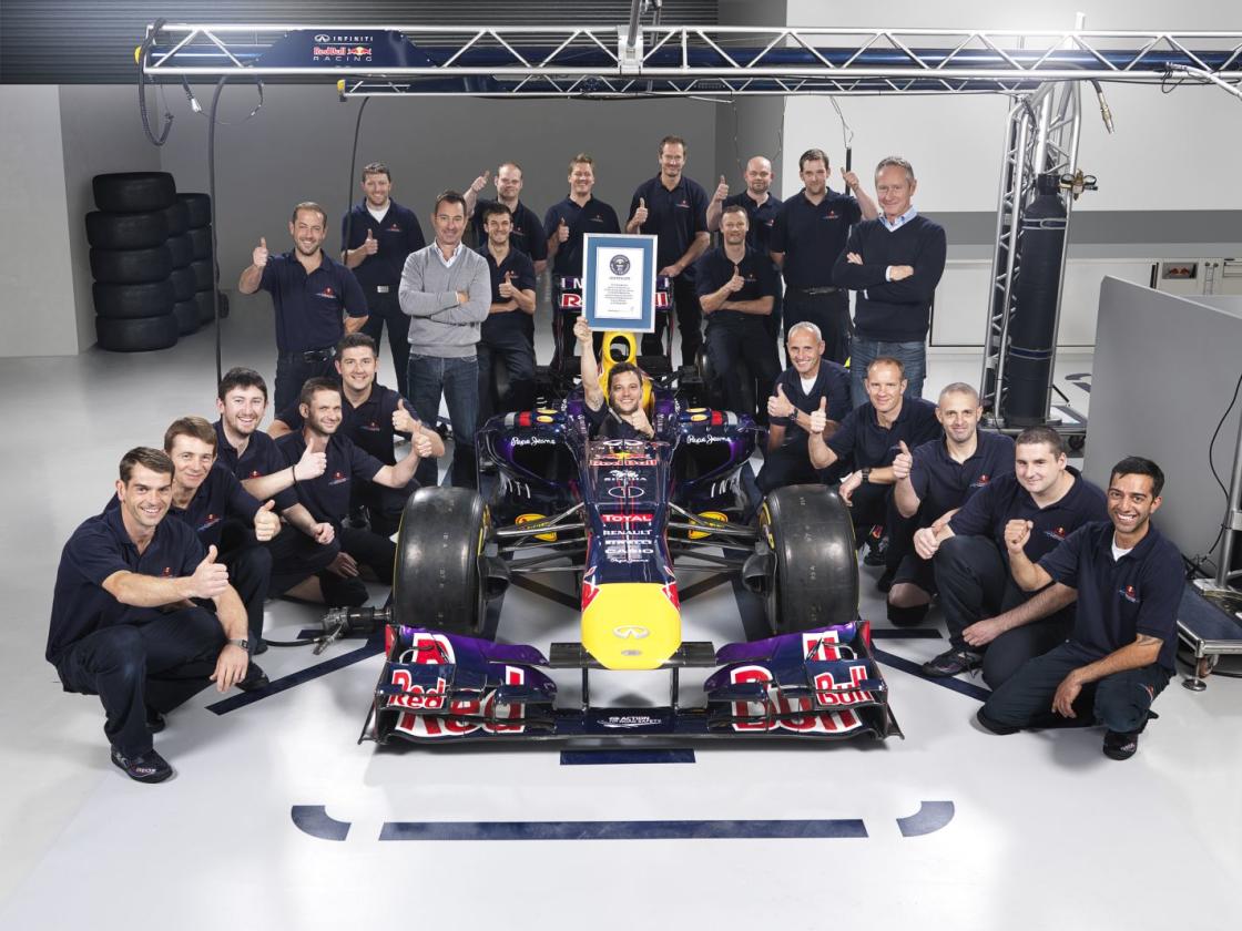 Red Bull Racing, más poles de un constructor en una temporada