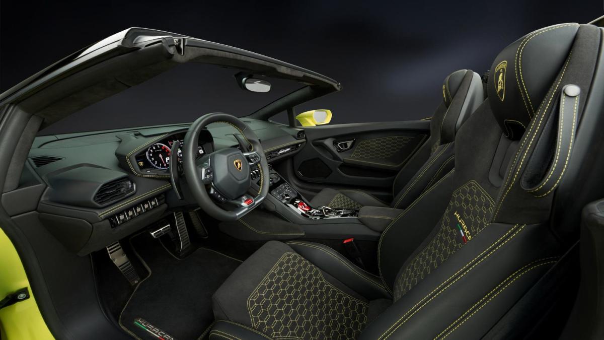 Interior Lamborghini Huracan LP580-2 Spyder