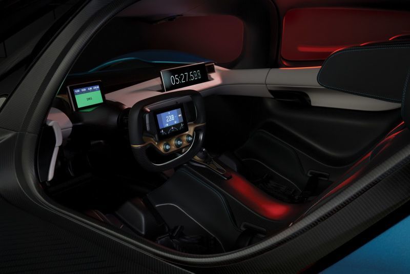 Interior NextEV NIO EP9 Electric Supercar