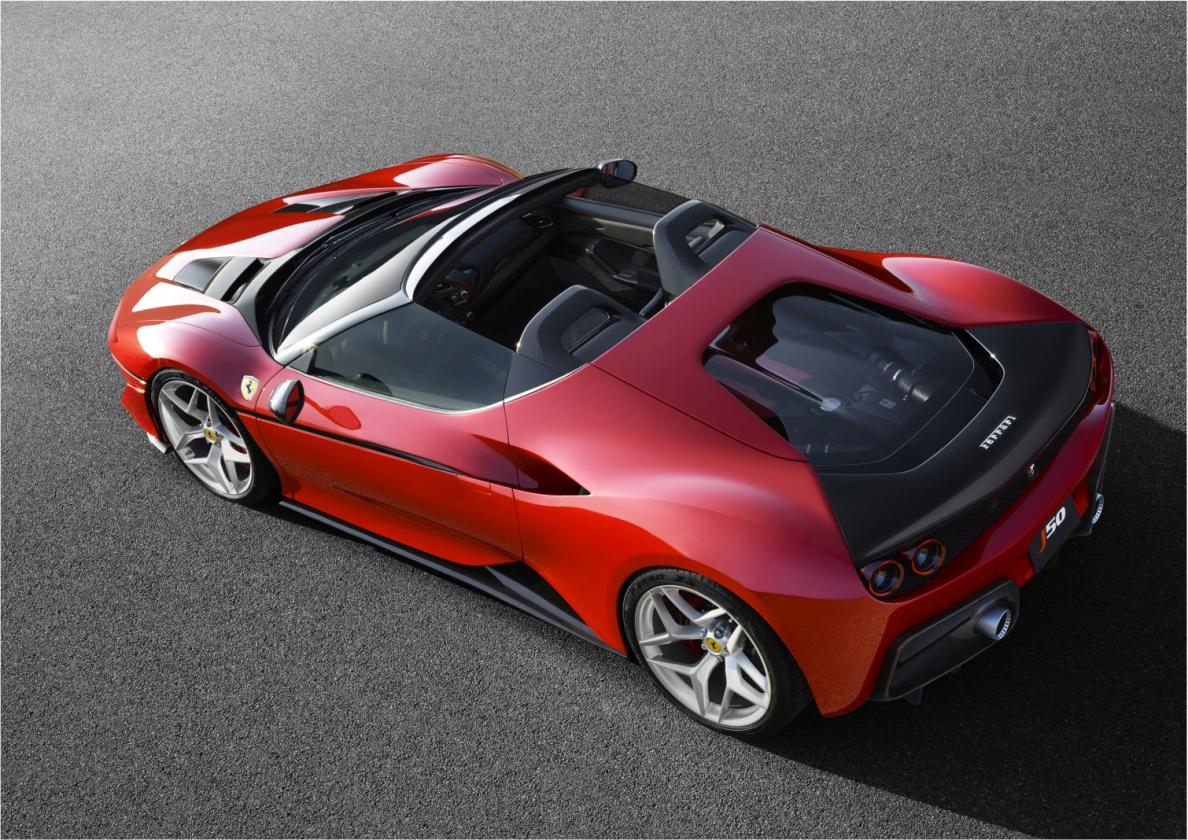 Trasera Ferrari J50