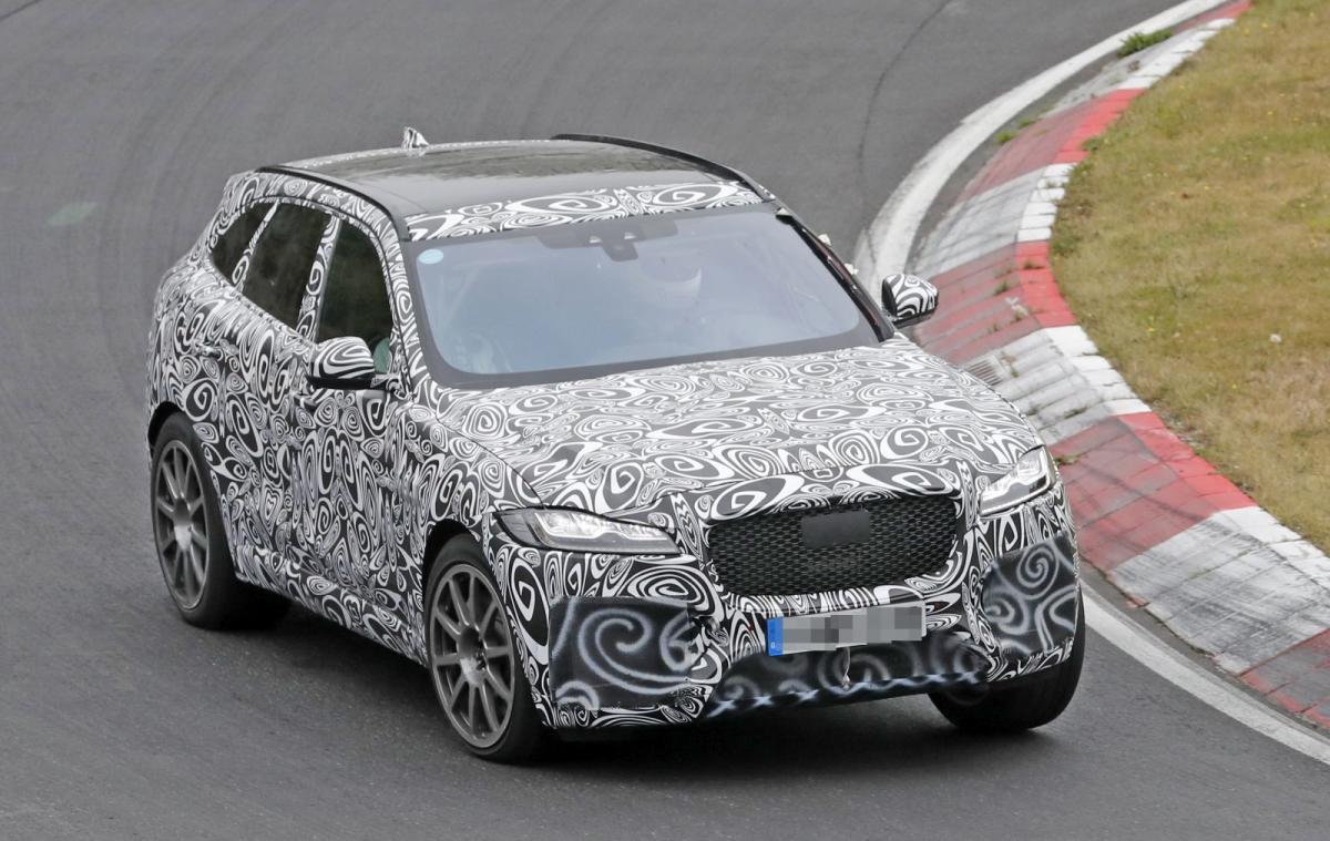 Foto espía del Jaguar F-Pace R