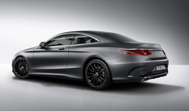 Trasera Mercedes-Benz Clase S Coupé Night Edition