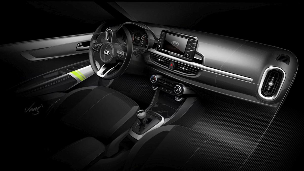 Teaser del interior del Kia Picanto 2017