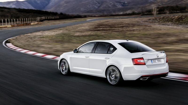 Trasera Skoda Octavia RS 2017