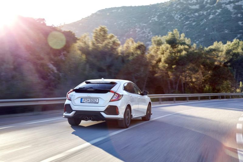 Trasera Honda Civic 2017