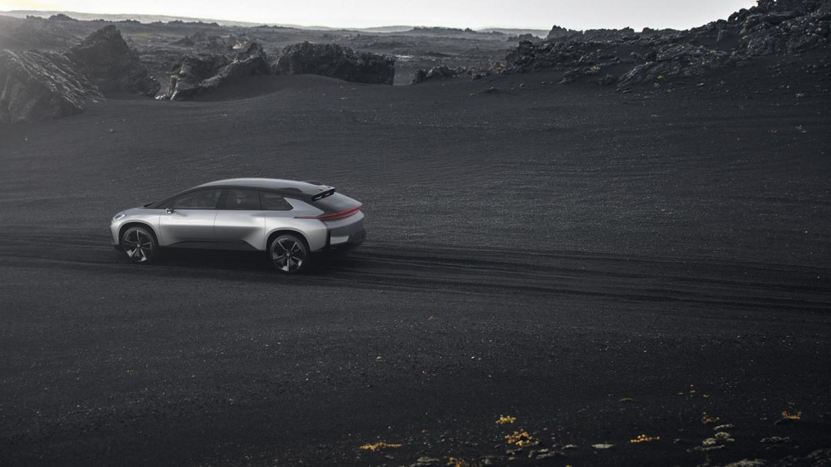 Trasera Faraday Future FF 91